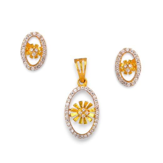Stone Casting Locket Set (SCLK/6869)