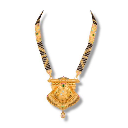 Semi Antique Mangalsutra (1GPS/4468) 