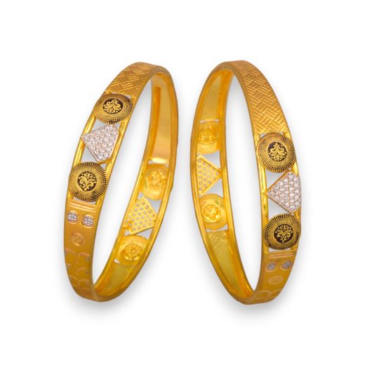 Gold Bangle (9C2BA/2086) 