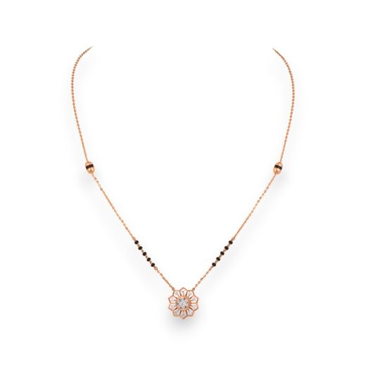 Diamond Short Mangalsutra (DGT/0048)
