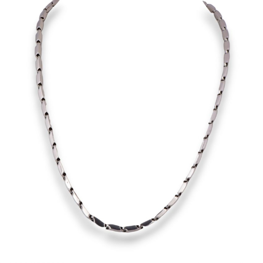 Jewelove Platinum Wheat Chain Wheat Chain For Men Platinum Wheat