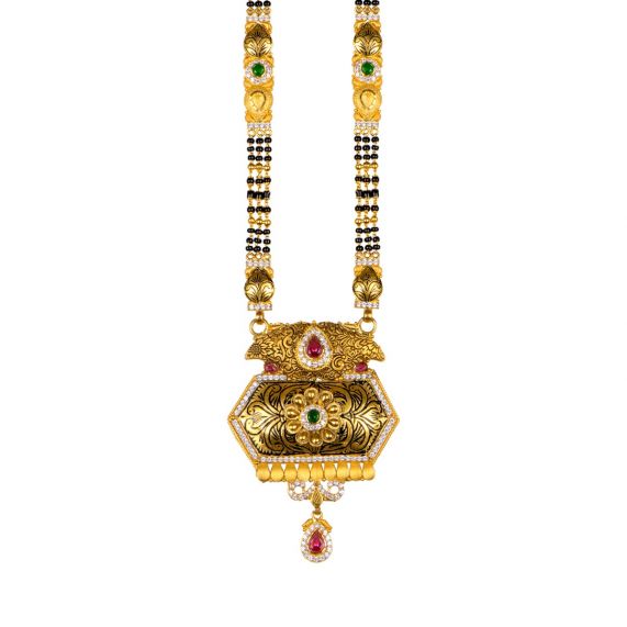 Gold Antique Mangalsutra(AGTP/0491)