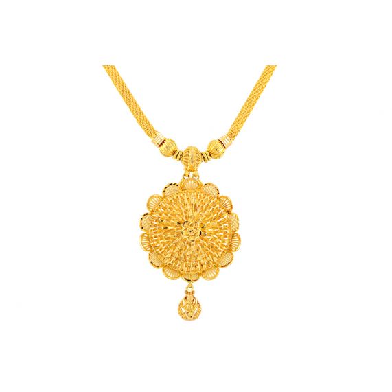 Calcutti Short Gold Necklace(CSHR/0927)