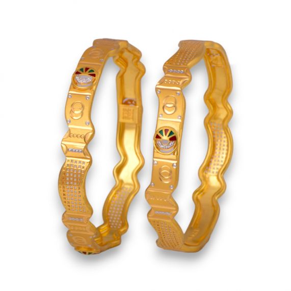 Zarai TImeless Gold kada bracelet|Gold Plated Price in India - Buy Zarai  TImeless Gold kada bracelet|Gold Plated online at undefined