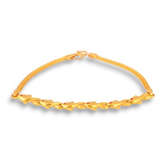 Amazon.com: 18K Real Gold Women Bracelet, Yellow Gold Diamond Cut Balls  Bracelet Italian Mesh Link Chain Bracelet Jewelry Giftd for Her, Wife, Mom,  6.5