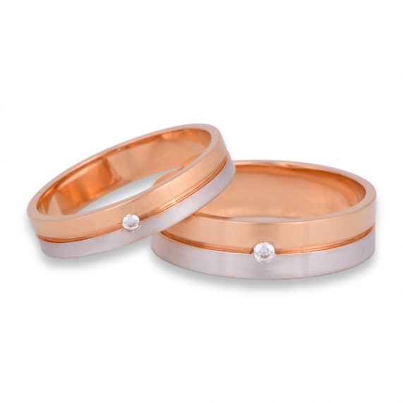 585 Wedding Couple Rings Gold | Rose Gold Women Ring 585 | 585 Rose Gold  Wedding Ring - Rings - Aliexpress