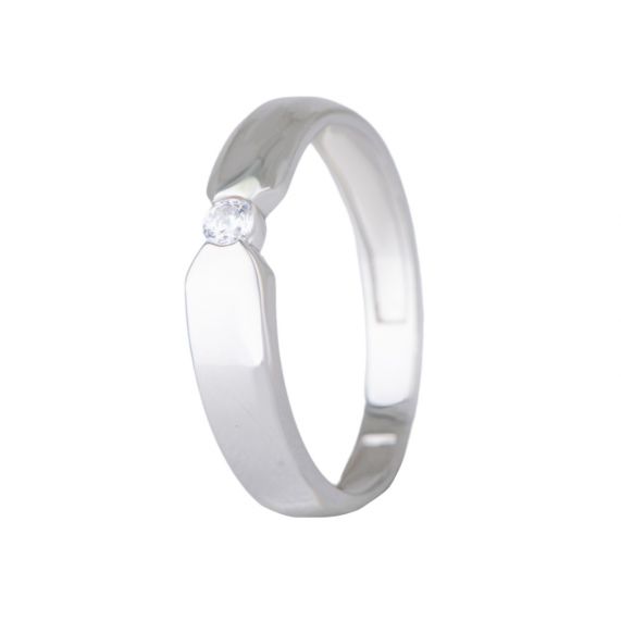 Buy Sleek Diamond and Platinum Ring Online | ORRA