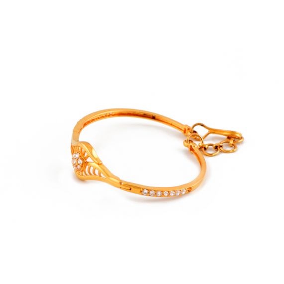 Shiva Trishul Rudraksha Damru Kada Bracelet Bangle For Men And Boysgold