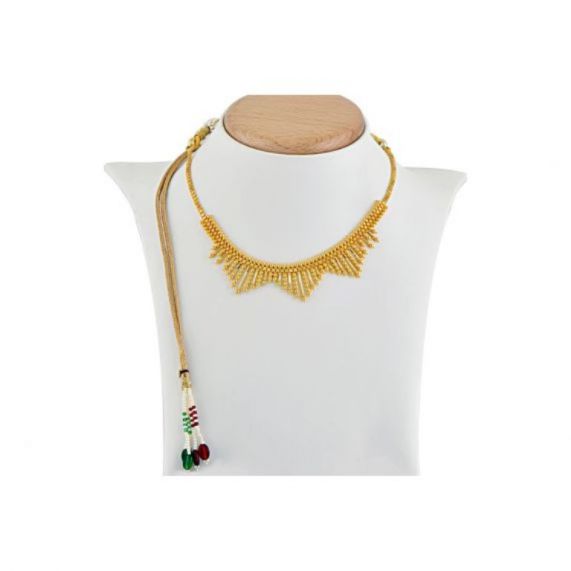 Madrasi Short Gold Necklace Set(MSHRS/0013)