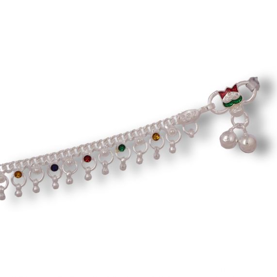 Silver leg payal sales