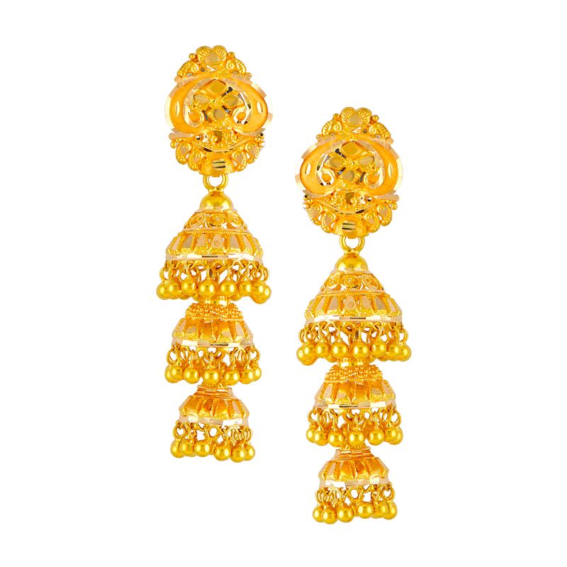 Calcutti Gold Earring (CJU/0050)