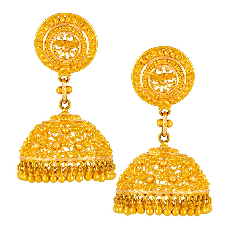 Bengali design shop gold earrings