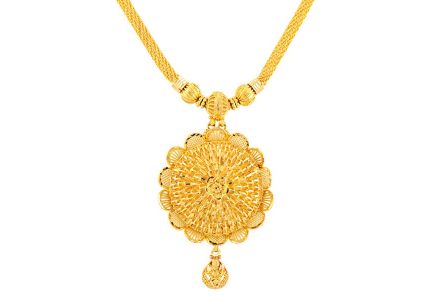Calcutti Short Gold Necklace(CSHR/0927)