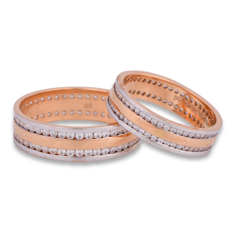 Rose Gold Couple Band (CSGA/0086)