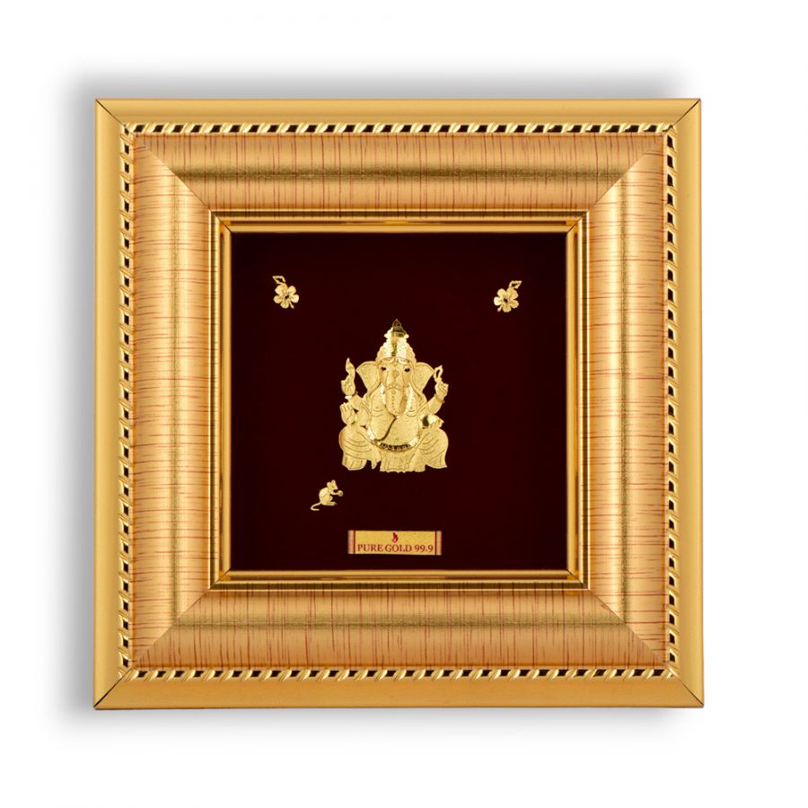 Bal Ganesh Gold Frame (A10G/0260)