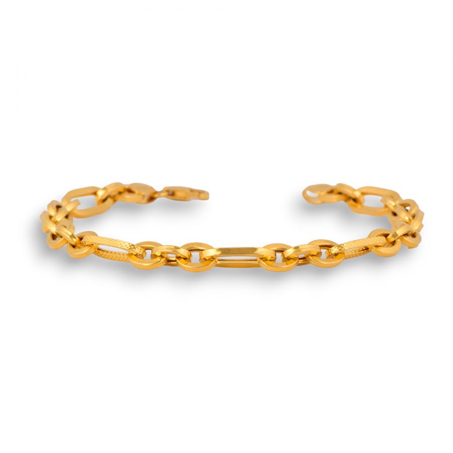 Gold Indo Italian Bracelet (IBR/1895)