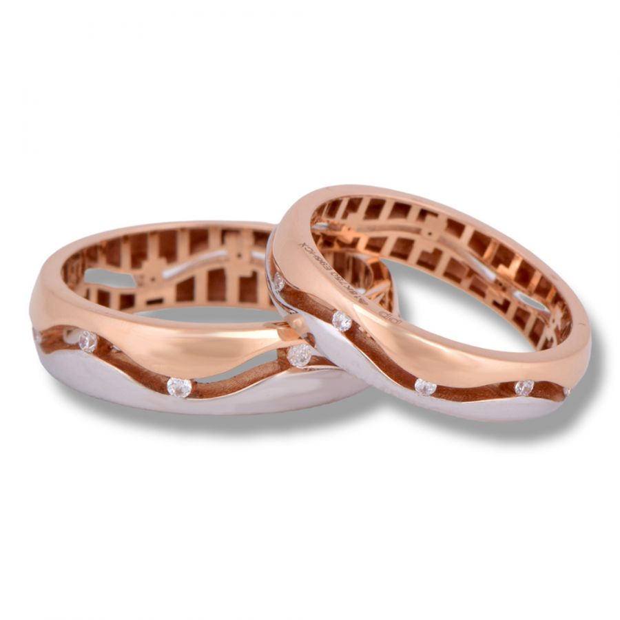 Rose Gold Couple Band (CSGA/0085)