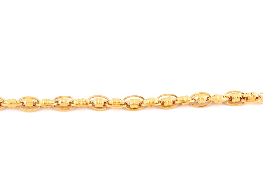 Indo-Italian Ladies Gold Bracelet(IBR/0555)