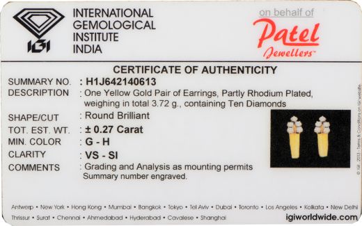 Diamond Earring(1BBD/0079)