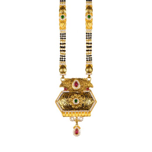 Gold Antique Mangalsutra (AGTP/0491)