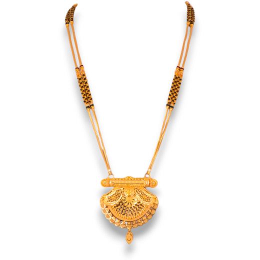 Long mangalsutra gold clearance