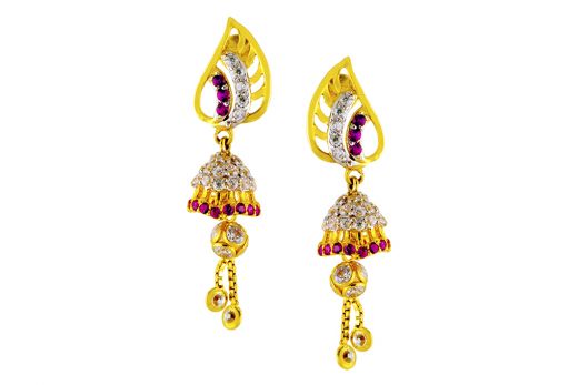 Fancy Khada Gold Earring(FKB/1396)