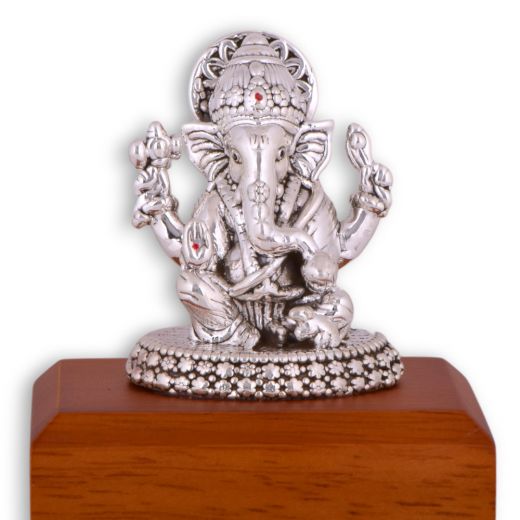 Ganpati Silver Murti (SMI/55686)