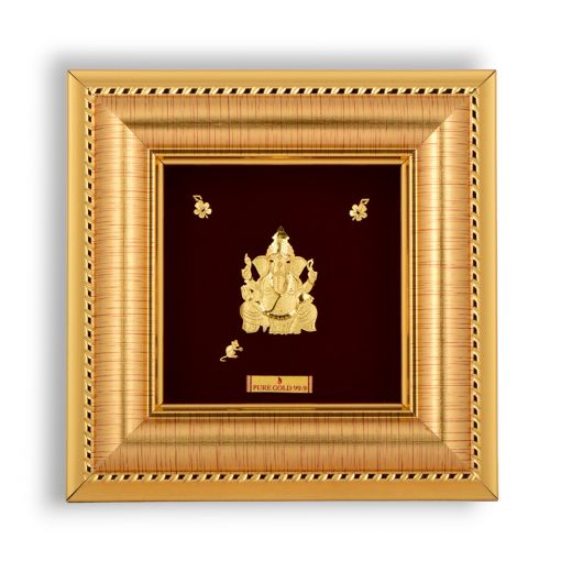 Bal Ganesh Gold Frame (A10G/0260)