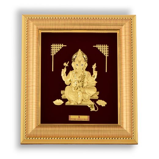Ganesha Gold Frame (A7GF/0200)