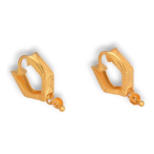 Gold Basket Earring (VPBK/3550)
