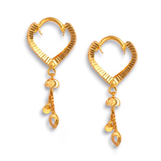 Gold Basket Earring (VPBK/3519)