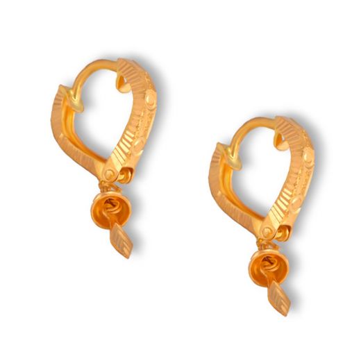 Gold Basket Earring (VPBK/3537)