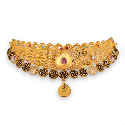 Semi Antique Chokar Necklace (SACH/0066)