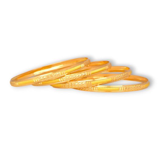 Gold Bangles (4BA/0421)