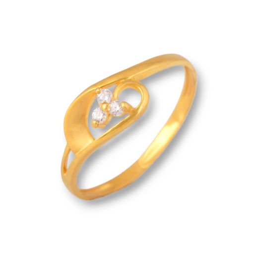 Buy quality 22k Gold plain ladies ring in Ahmedabad