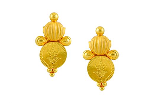 Madrasi Short Gold Necklace Set(MSHRS/0028)