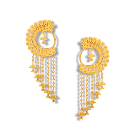 Share 95+ senco gold sui dhaga earrings