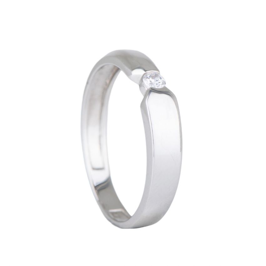 Buy Heart Motif White Platinum Finger Ring at Best Price | Tanishq UAE